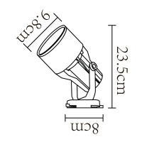 Однофазный светильник для трека Lyra Arte Lamp A6252PL-1BK