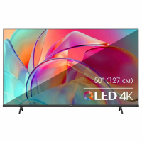 Телевизор HISENSE 50E7KQ, 50" (127 см), 3840 x 2160, 4K, 16:9, SmartTV, Wi-Fi, черный (456769)
