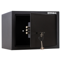 Сейф мебельный BRABIX "SF-230KL", 230х310х250 мм, ключевой замок, черный, 291146, S103BR211514 (291146)