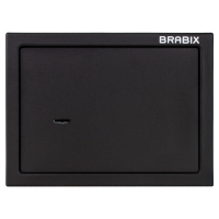 Сейф мебельный BRABIX "SF-230KL", 230х310х250 мм, ключевой замок, черный, 291146, S103BR211514 (291146)