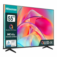 Телевизор HISENSE 55E7KQ, 55" (139 см), 3840x2160, 4K, 16:9, SmartTV, Wi-Fi, черный (456770)
