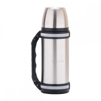 Термос 1500ml. из нержавеющей стали с ручкой и ремешком Kamille 2091