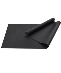 Коврик для йоги и фитнеса FM-101, PVC, 183x61x0,3 см, черный Starfit (ЦБ-00001684)