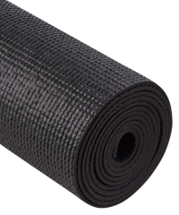 Коврик для йоги и фитнеса FM-101, PVC, 183x61x0,3 см, черный Starfit (ЦБ-00001684)