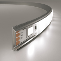 2м. Гибкий алюминиевый профиль для светодиодной ленты Elektrostandard LL-2-ALP012 (a043144)