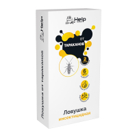 Набор из 16 шт, Пластиковые ловушки для тараканов, 6 шт в уп Help 80271