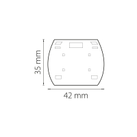 Заглушка для трехфазного шинопровода Barra Lightstar 504169