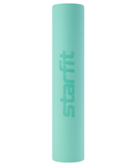 Коврик для йоги и фитнеса FM-201, TPE, 183x61x0,6 см, мятный/серый Starfit ЦБ-00001753