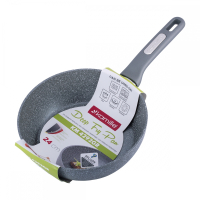 Сотейник Ø24*7,5см с мраморным покрытием из кованого алюминия Kamille 4292GR