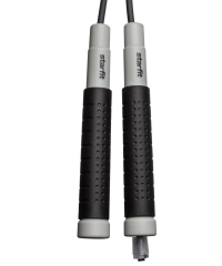 Скакалка RP-401, c силиконовыми ручками, 3 м, черный Starfit ЦБ-00002558
