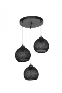 Подвесной светильник Topllight Lizbeth TL1612R-03BK