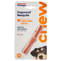 Petstages игрушка для собак Mesquite Dogwood с ароматом барбекю 13 см очень маленькая