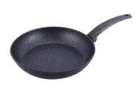 Сковорода 20см с антипригарным покрытием black marble из алюминия Kamille 4121