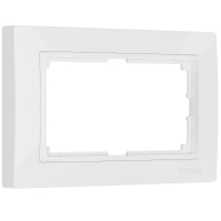 Рамка для двойной розетки (белый, basic) Werkel W0082001