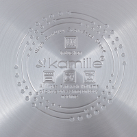 Набор кастрюль 4 предмета (16*10cm, 20*11,5cm) из нержавеющей стали Kamille 5910