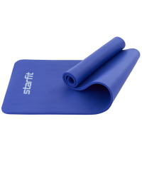 Коврик для йоги и фитнеса FM-301, NBR, 183x58x1,2 см, темно-синий Starfit (УТ-00018920)
