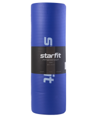 Коврик для йоги и фитнеса FM-301, NBR, 183x58x1,2 см, темно-синий Starfit (УТ-00018920)
