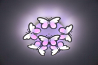 Потолочная диммируемая люстра с пультом ДУ Escada Butterfly 10205/5LED