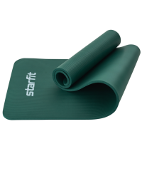 Коврик для йоги и фитнеса FM-301, NBR, 183x61x1,2 см, изумрудный Starfit (ЦБ-00001751)