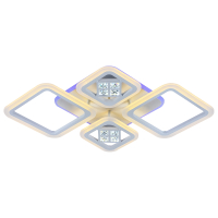 Светодиодная потолочная люстра с пультом ДУ и диммером Profit Light 18024/2+2 WHT
