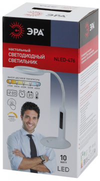 Настольная лампа ЭРА NLED-476-10W-W Б0038591