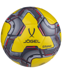 Мяч футбольный Grand №5, желтый/серый/красный Jögel ЦБ-00002658