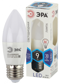 Лампа светодиодная ЭРА E27 9W 4000K матовая LED B35-9W-840-E27 Б0027972
