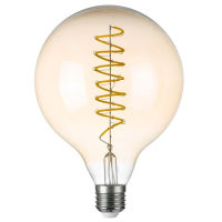 Ретро лампа E27 8W 4000K (белый) G125 LED Lightstar 933304