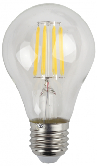 Лампа светодиодная филаментная ЭРА E27 9W 2700K прозрачная F-LED A60-9W-827-E27 Б0043433