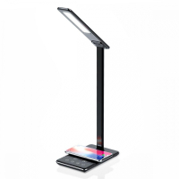 Светодиодная настольная лампа с беспроводной зарядкой и USB портом Ambrella light Desk DE582