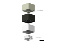 Корпус светильника накладной для насадок 70*70mm Ambrella light Diy Spot C7834